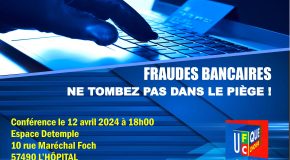 Invitation à la conférence « Ne tombez pas dans le piège des fraudes bancaires »