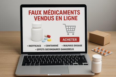 De faux médicaments vendus en ligne